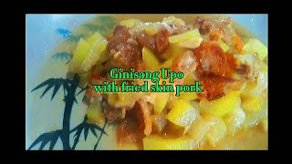 Ginisang UPO with fried pork [upl. by Admana]