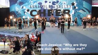 2015  E amp J  Surprise Proposal  West Halifax Cheer Style [upl. by Annalee]