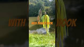 【Bass fishing】Spinner bait with trailer hook【OSP】 shorts [upl. by Liamsi]