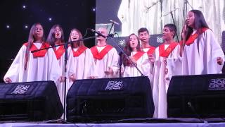 CORO FUNDACION AUROS  LA NOCHE Leon Zafir  Carlos Vieco  MONO NUÑEZ 2015 [upl. by Yemaj633]