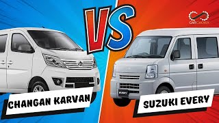 Changan karvan Vs Suzuki Every Comparison carchowk changan karvan suzukievery [upl. by Seilenna]