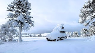 21C SOBREVIVENDO em uma Tempestade de NEVE na BARRACA DE TETO  PATAGÔNIA ARGENTINA [upl. by Enihpesoj]