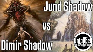 Dimir Shadow vs Jund Shadow  Legacy Magic the Gathering Raw Tournament Footage  Untapped [upl. by Ynnod]