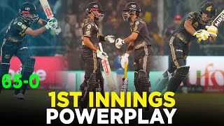 1st Innings Powerplay  Peshawar Zalmi vs Islamabad United  Match 13  HBL PSL 9  M2A1A [upl. by Smada]