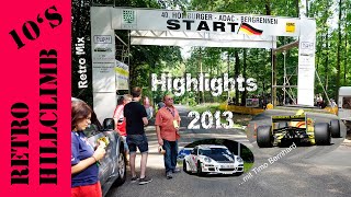 Homburger Bergrennen  Highlights 2013 Retro Mix  Timo Bernhard  Opel Astra V8 DTM Osella FA 30 [upl. by Terris]