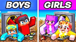 BOYS vs GIRLS DOOMSDAY BUNKER In Minecraft [upl. by Elgar]