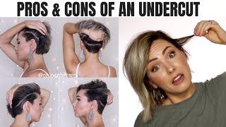 UNDERCUT PROS amp CONS  GROW OUT PROCESS [upl. by Concepcion]