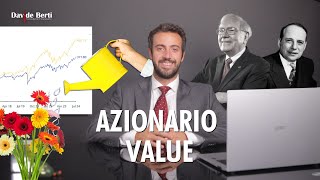 Azioni value le società a sconto che fanno soldi [upl. by Marsland]