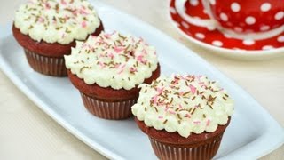 Red velvet cupcakes  JamilaCuisine [upl. by Anelrahs]