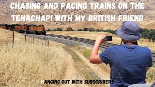 Chasing and Pacing Trains on the Tehachapi [upl. by Silvain]