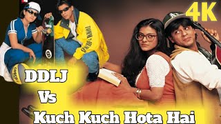 Ddlj Vs Kuch kuch Hota Hai Movie Train Scene Shahrukh khan And Kajol [upl. by Ataeb]