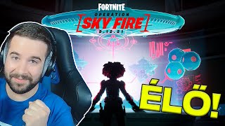 Fortnite ÉLŐ Sky Fire Event  Fortnite Season 8 érkezik [upl. by Mandy]