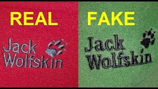 Reak vs Fake Jack Wolfskin fleece How to spot fake Jack Wolfskin [upl. by Anaugahs]