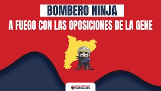 Oposiciones a bombero de la Generalitat con Bombero Ninja 💪🏼🚒 [upl. by Naujed]