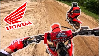 2024 CRF250R BATTLE [upl. by Susejedesoj]