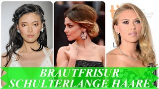 Hochzeit frisuren schulterlange hare 2018 [upl. by Anthia]