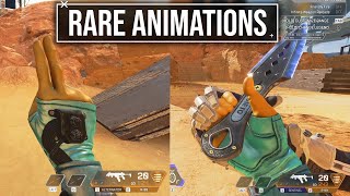 Wraith Heirloom Rare Animations  Apex Legends [upl. by Occir]