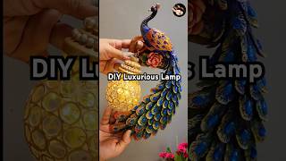 DIY LUXURIOUS Lamp for Diwali Home Decor shorts diy craft youtubeshorts art Kalyaniscorner [upl. by Uriisa]