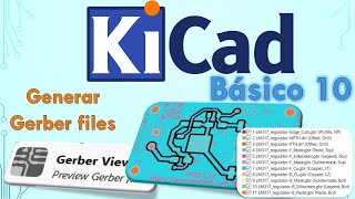 Kicad básico 10 generar gerber files  archivos de fabricación [upl. by Idalia790]