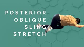 Posterior Oblique Sling Stretch [upl. by Gittle]