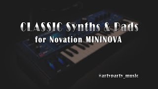 Novation MININOVA CLASSIC Synths amp Pads [upl. by Misab740]