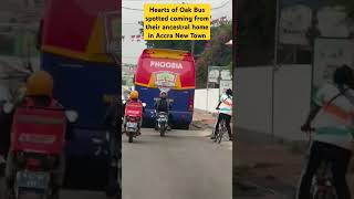 Hearts of Oak Bus spotted coming from their ancestral home in Accra New Townfootballnews trending [upl. by Qifar]