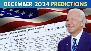 December 2024 Visa Bulletin Predictions amp November 2024 Results Analysis – USCIS [upl. by Nettie]