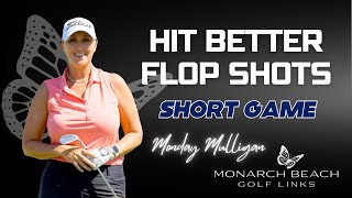 High Flop Shot with Tons of Spin with Jackie  Monarch Beach Monday Mulligan [upl. by Anowahs]