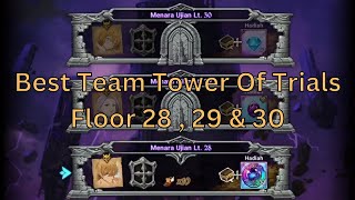 Tower Of Trials Floor 28 29 30 7DS The Seven Deadly Sins Grand Cross SDSGC [upl. by Adlev]