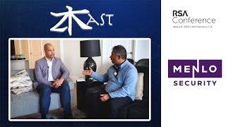 2024 ZKast 58 with Nick Edwards of Menlo Security at RSAC24 [upl. by Pamela]