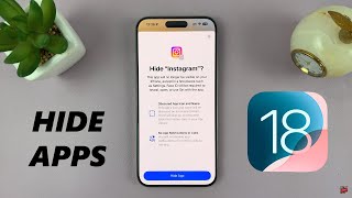 iOS 18 How To Hide Apps On iPhone [upl. by Narok]