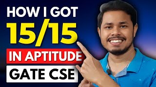 How to get Full marks in Aptitude  GATE CSE 2023 [upl. by Ikcir]