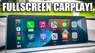 CODING FULLSCREEN APPLE CARPLAY INTO MY BMW F30 JUST USING BIMMERCODE Super easy [upl. by Wyon]