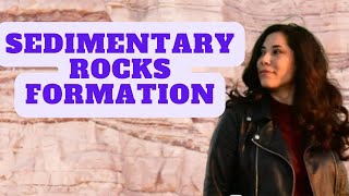 Sedimentary rocks formation  sedimentary rocks formation process and examples [upl. by Nelli]