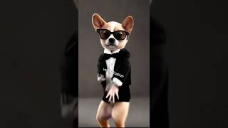 dancing dogs  funny puppies dancing  dog salsa 🤪 funny cute talkingtom shorts [upl. by Tomchay651]