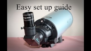 Acuter Voyager Mak 80Fast telescope Easy set up guide [upl. by Ihcas]