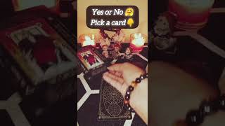 Yes or No🤔 Pick a card🤗 tarot pickacard universe shortvideo love angel universe tarotreading [upl. by Akimrej125]