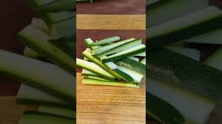 How to Julienne Zucchini Using a Chef’s Knife [upl. by Bertrando]