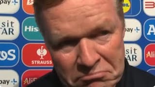 Ronald Koeman Post Match Interview Netherlands vs England 12 [upl. by Esch145]