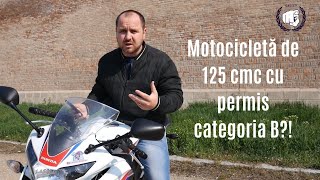 Ai voie sa conduci o MOTOCICLETA de 125 cmc cu permis categoria B accident la filmări [upl. by Yblocaj]