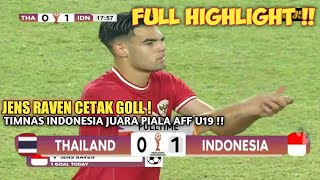 🔴 ALHAMDULILLAH JUARAAA❗10 FULL HIGHLIGHT TIMNAS INDONESIA U19 VS THAILAND U19 FINAL PIALA AFF U19 [upl. by Isiad]