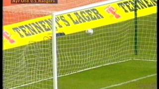 2000 Rangers 7 v Ayr 0 Scottish Cup Semi Final [upl. by Erdda604]