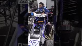 Tanner Holmes 81t midget ripping around chilli bowl speedway Tannerholmes 81T TDOGEDITZZ [upl. by Gnni942]