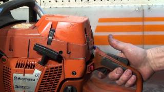 The chainsaw guy shop talk Husqvarna 385 XP chainsaw [upl. by Atiuqin]