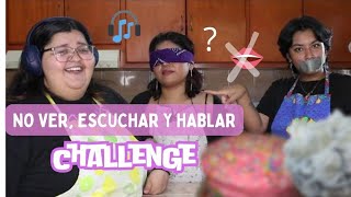 COCINANDO SIN VER SIN HABLAR Y SIN ESCUCHAR CHALLENGE CASTILLO DE LUNA [upl. by Aehta]