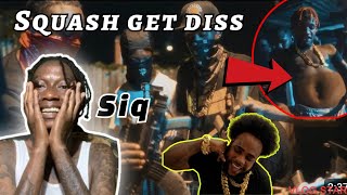 Skeng  Siq  squash diss  REACTION [upl. by Hyacinth]