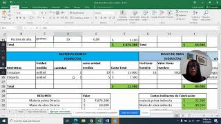 Explicación hoja de costos [upl. by Zeret]
