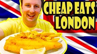 Top 10 Best Cheap Eats in London Under £10 [upl. by Alexine712]