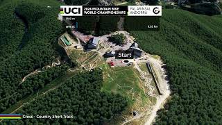 UCI MTB World Championships 2024  Andorra Pal Arinsal  CrossCountry Short Track XCC [upl. by Dahij608]