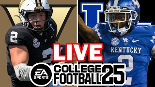 Vanderbilt at Kentucky  101224 Simulation EA College Football 25 [upl. by Eliason]